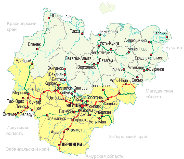 В какой республике находится якутия. Карта Якутии с поселками. Якутия карта с городами и поселками. Карта Якутии с городами и поселками подробная. Карта Якутии по районам с населенными пунктами.