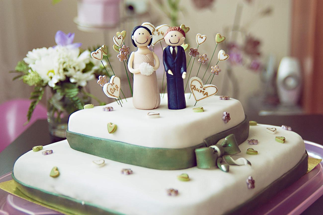 Фото свадебного торта своими руками