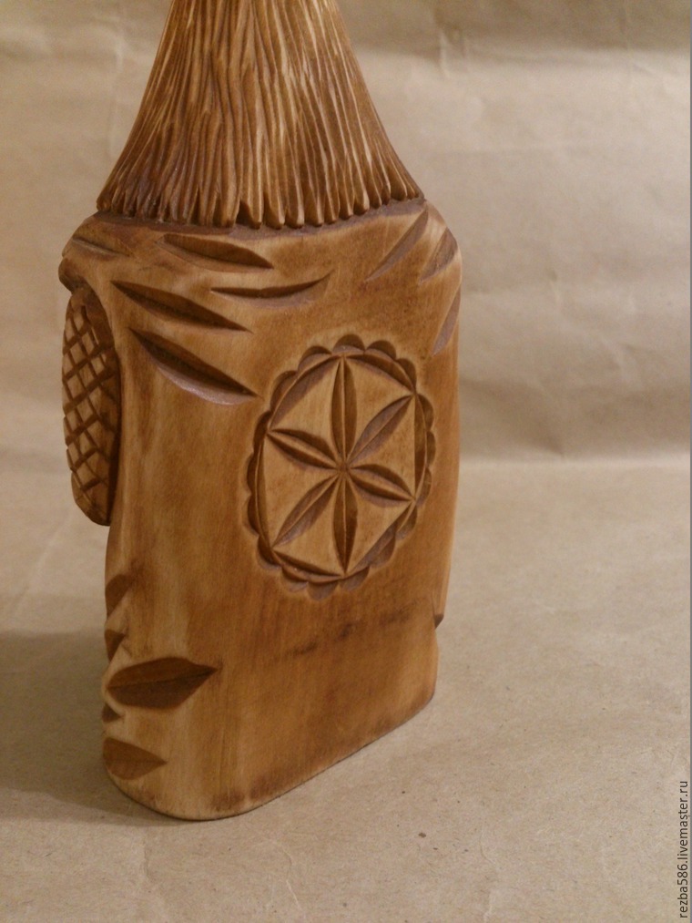 Изготовление чура Перуна из дерева, фото № 26