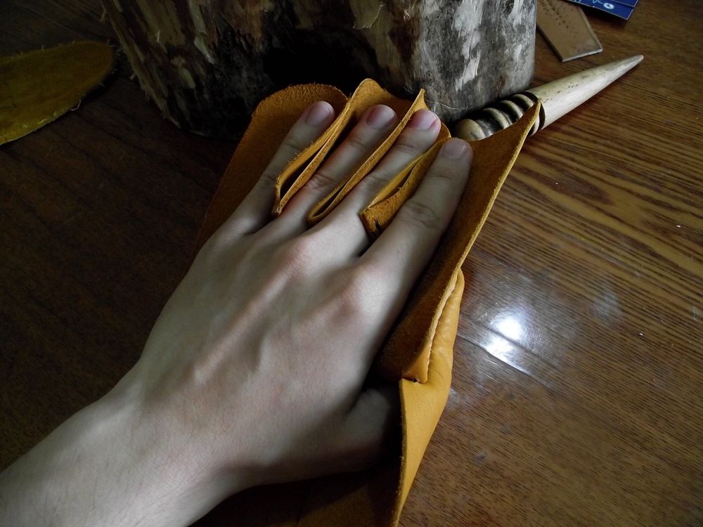 Пошив рабочих перчаток из натуральной кожи, фото № 6