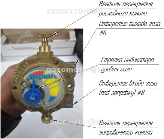 неправильное крепление газового баллона