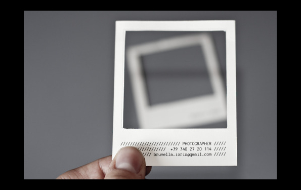 Brunella Iorio photography business cards