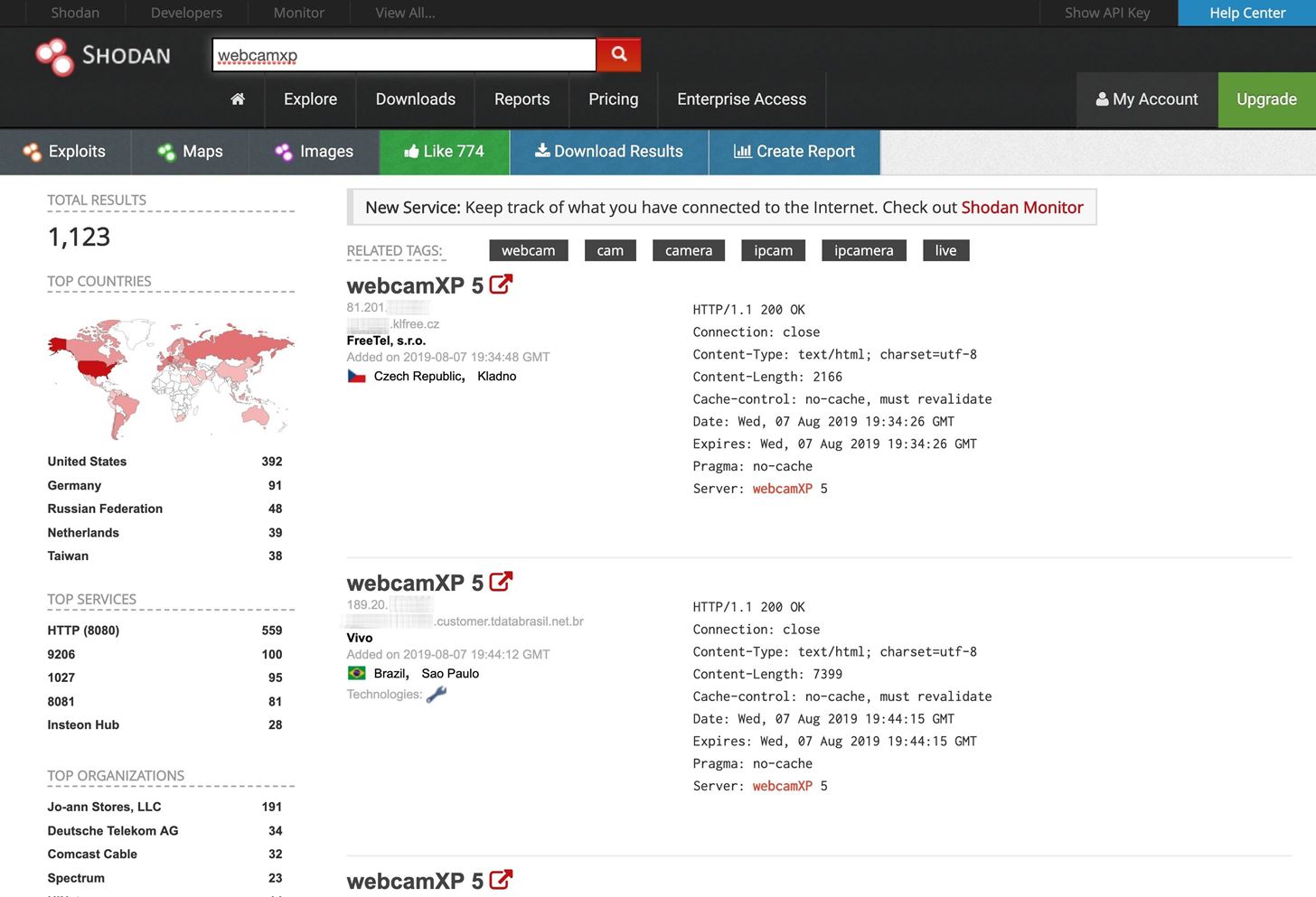 How to Find Vulnerable Webcams Across the Globe Using Shodan