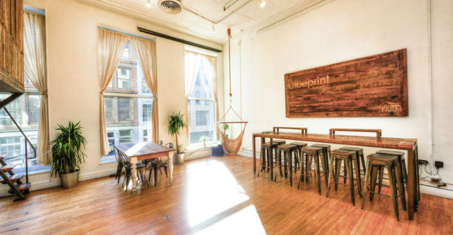 The Farm, a coworking space based in NYC