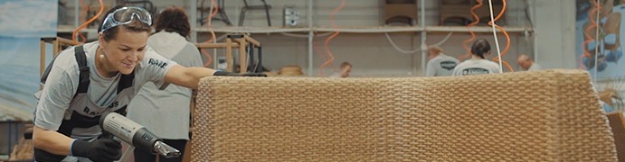 Плетение мебели из искусственного ротанга