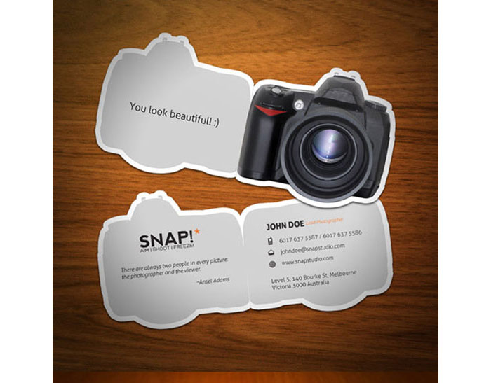 42577630531 Creative Photography Business Cards - 31 Examples
