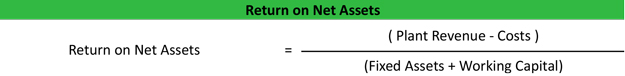 Return on Net Assets Formula