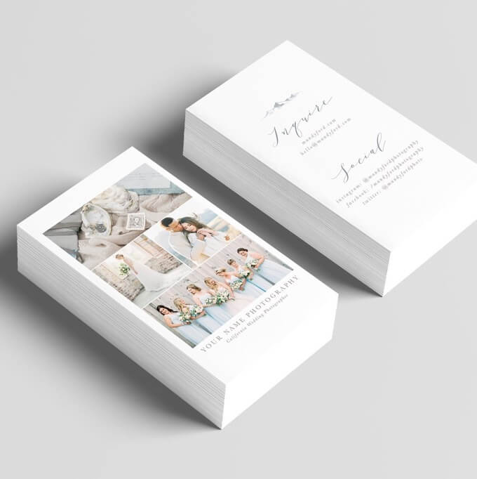 MandyFordPhotography - Fine-Art Wedding Photography Business Card 